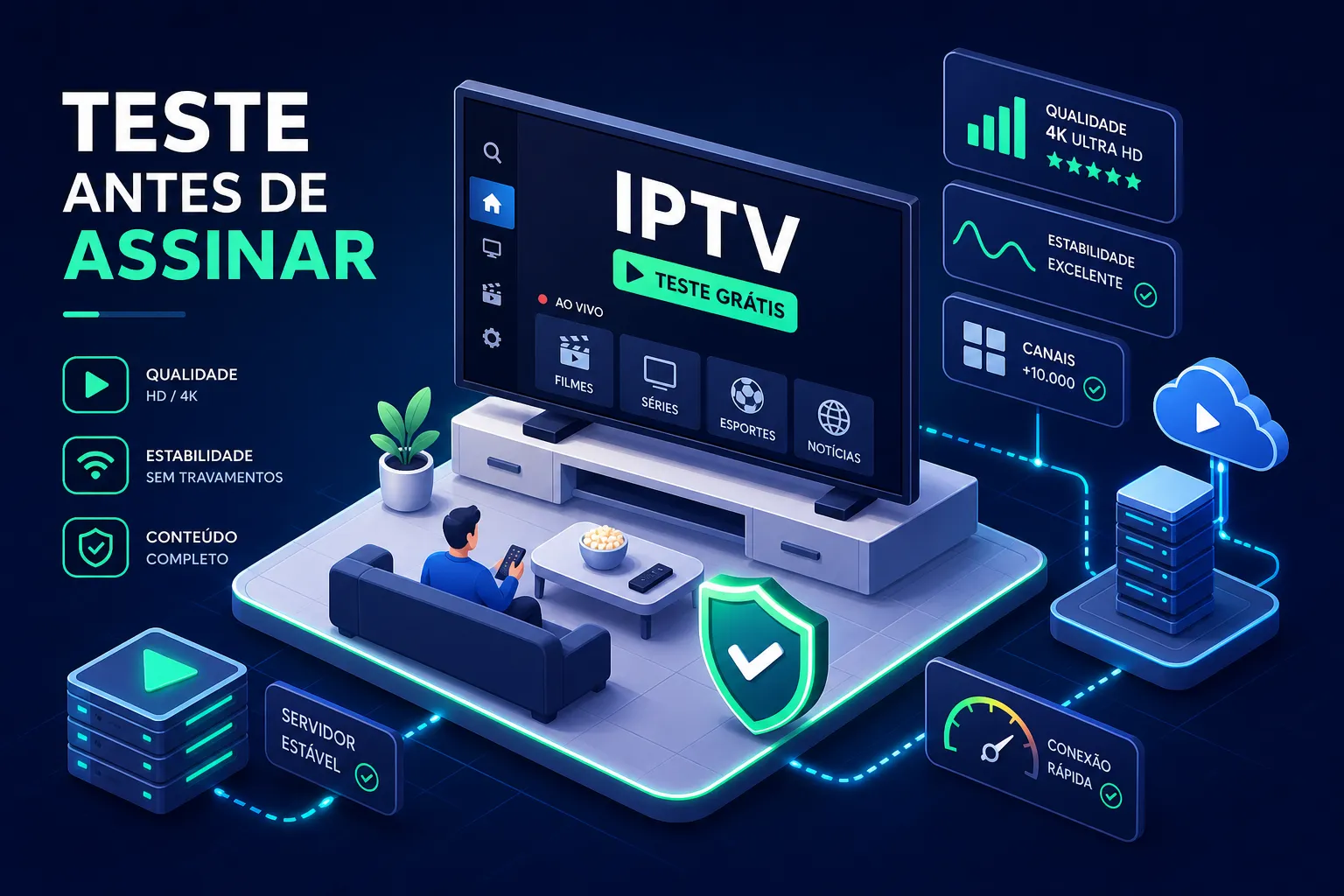 Como Testar um Serviço de IPTV Antes de Assinar