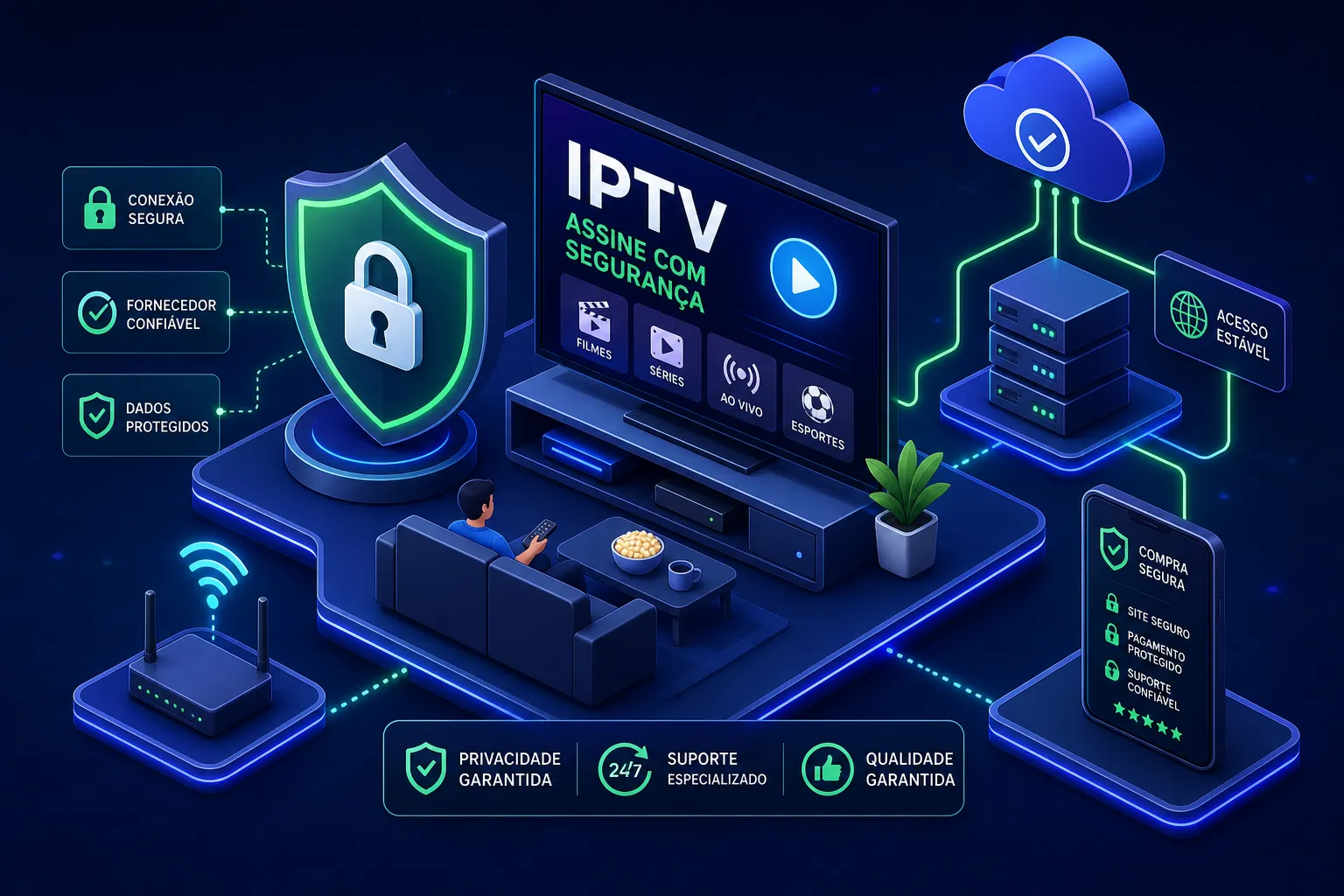IPTV: Como Assinar de Forma Segura em 2026 Entender como assinar IPTV de forma segura em 2026 é o ponto de partida