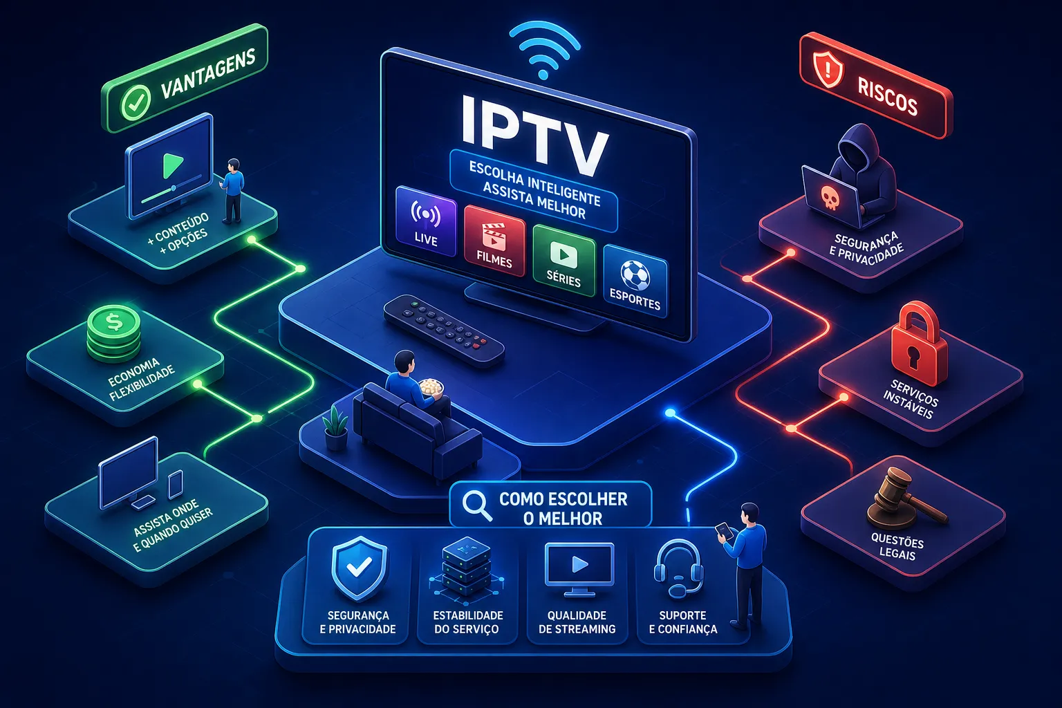 IPTV: Vantagens, Riscos e Como Escolher o Melhor