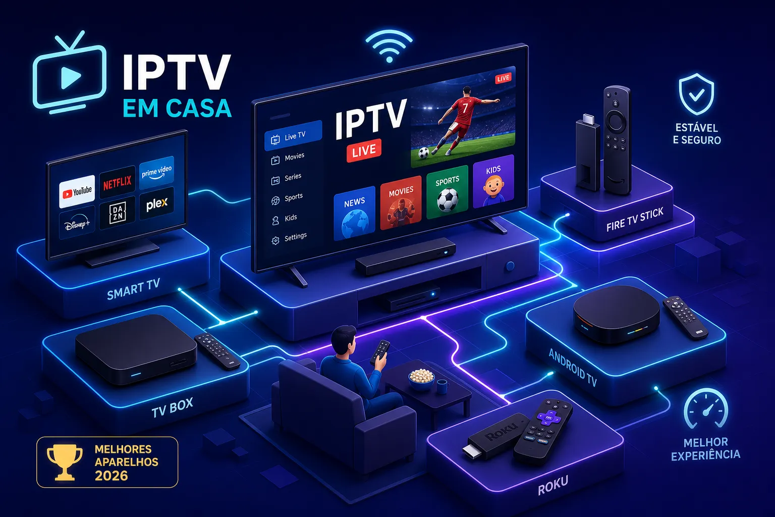 Melhores aparelhos para testar IPTV